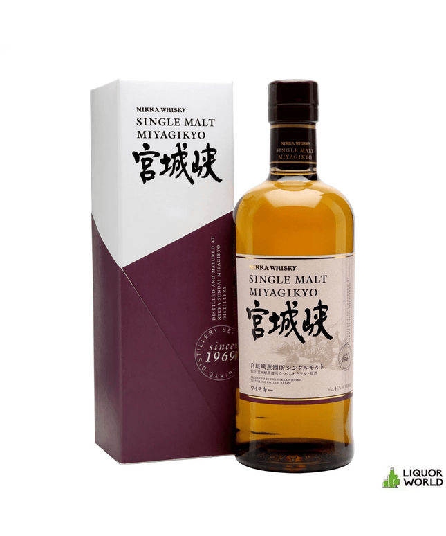 Nikka Miyagikyo With Gift Box Single Malt Japanese Whisky 700mL