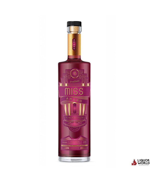 Noble Bootleggers Miss Amaro 500ml - Liquorworld