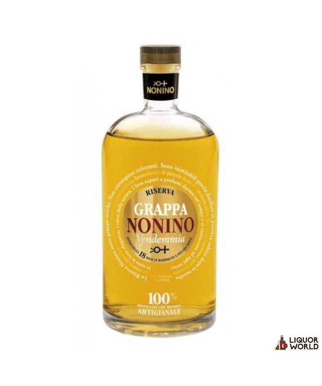 Nonino Grappa Vendemmia Riserva Wood Aged 700ml - Liquorworld
