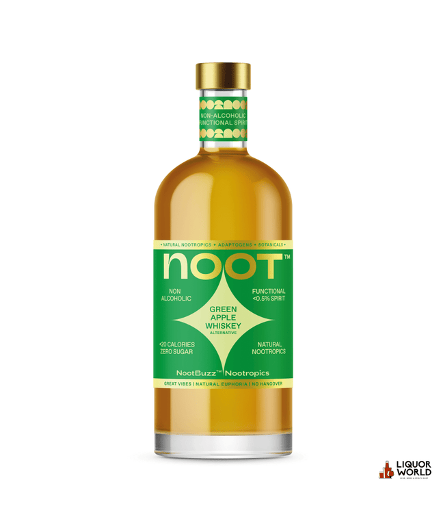 Noot Green Apple Whiskey Functional Non Alcoholic Spirit 700Ml - Liquorworld