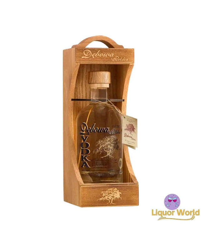 Oak Vodka Debowa in Wooden Rack 700ml