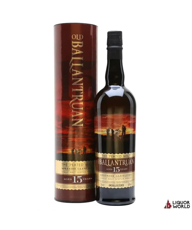 Old Ballantruan The Peated Malt 15 Year Old Single Malt Scotch Whisky Gift Box 700ml - Liquorworld