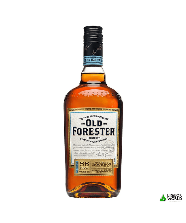 Old Forester 86 Proof Kentucky Straight Bourbon Whiskey 1L - Liquorworld
