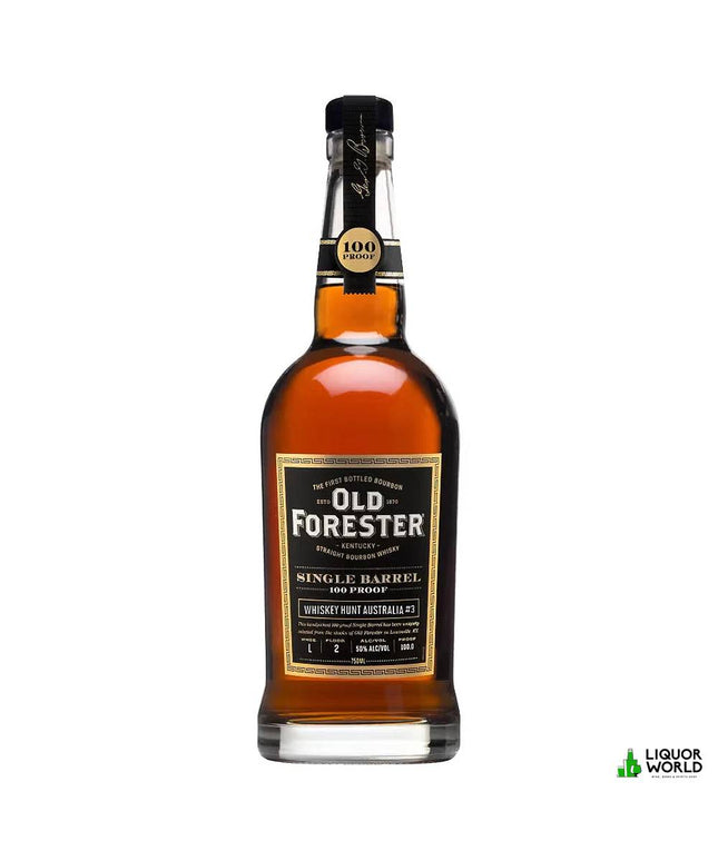 Old Forester Single Barrel 100 Proof WHA #3 Kentucky Straight Bourbon Whiskey 750mL - Liquorworld