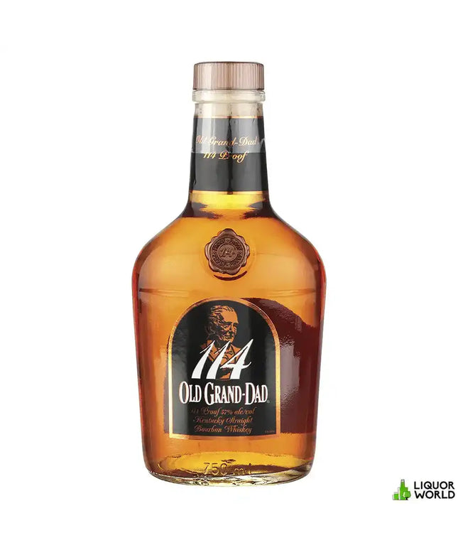 Old Grand Dad 114 Proof Barrel Strength Kentucky Straight Bourbon Whiskey 750mL