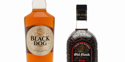 Old Monk 7YO Rum + Black Dog Triple Gold Reserve Scotch – 2 Bottle Combo