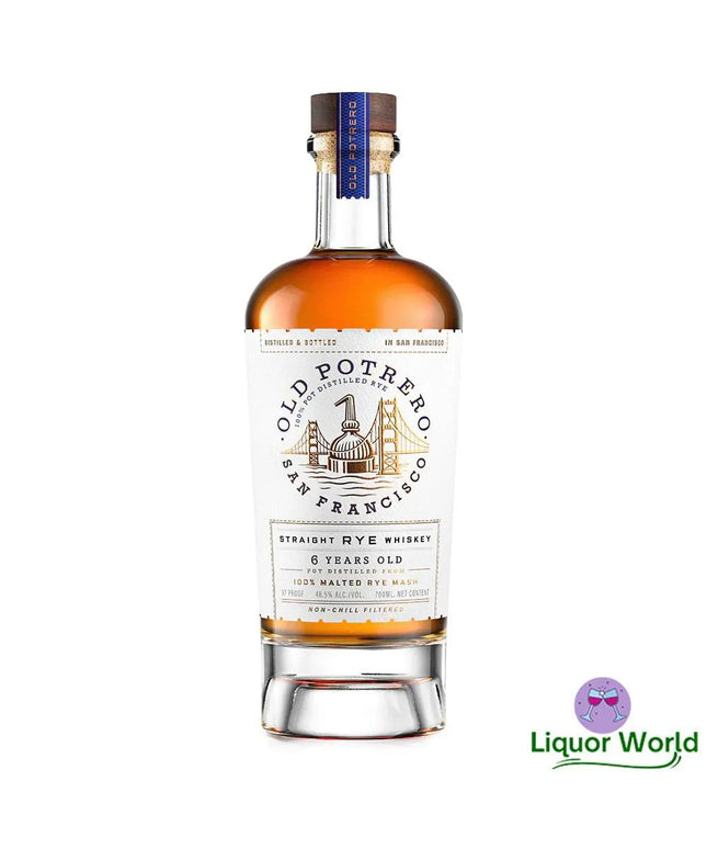 Old Potrero 6 Year Old Single Malt Straight Rye Whiskey 700mL - Liquorworld