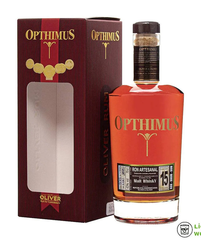 Opthimus 15 Year Old Malt Whisky Finish Dominican Republic Rum 700mL - Liquorworld