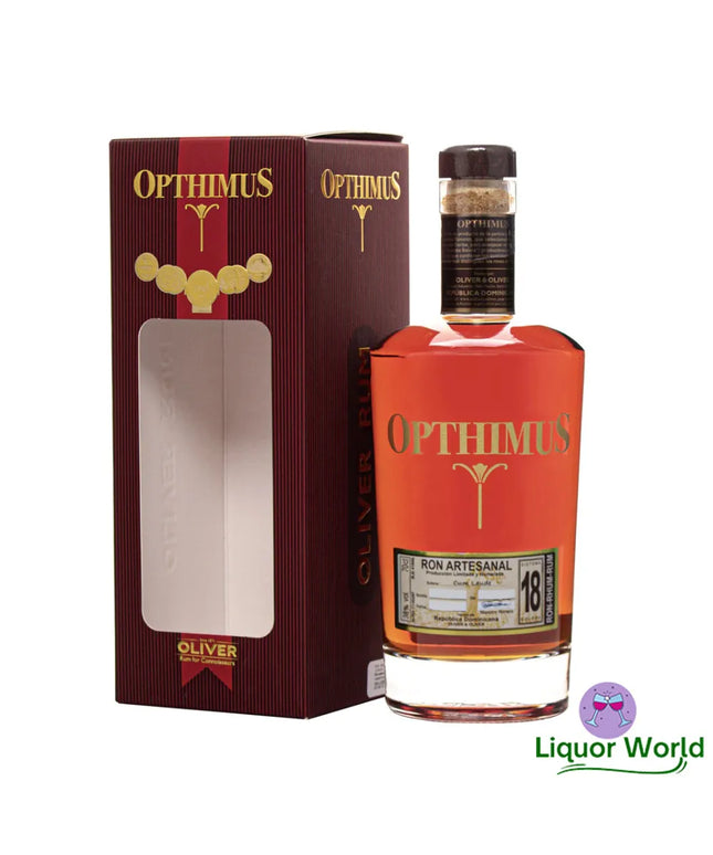 Opthimus 18 Year Old Solera Sistema Dominican Republic Rum 700mL - Liquorworld