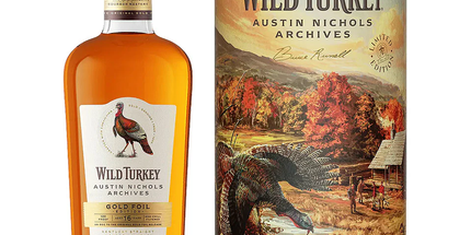 PRE-ORDER: Wild Turkey 16 Year Old Austin Nichols Archives Gold Foil Edition 120 Proof Kentucky Straight Bourbon Whiskey 750mL