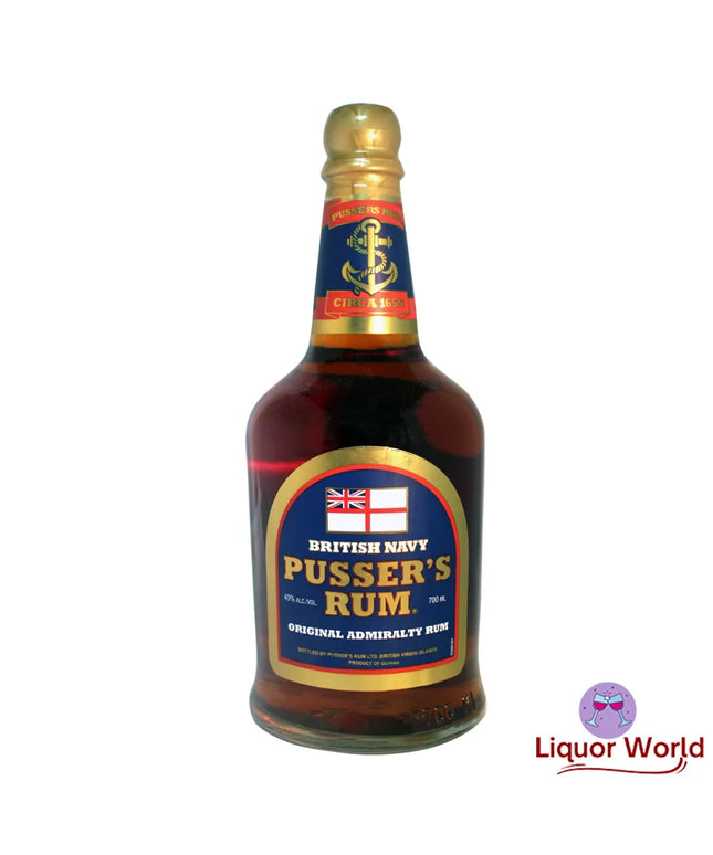 Pusser's Rum Navy Blue Label Rum 700ml - Liquorworld