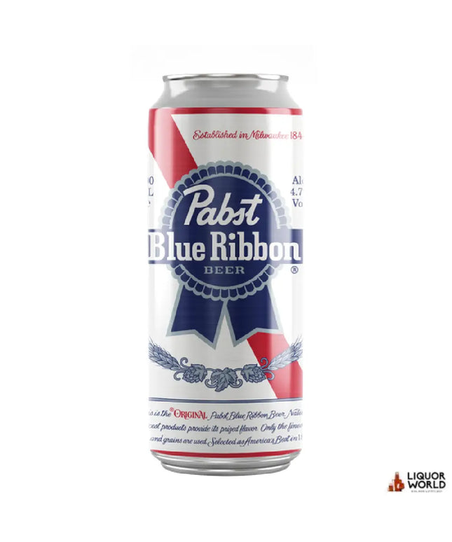 Pabst Blue Ribbon Tallboys Lager Cans 473ml (24 Pack) - Liquorworld