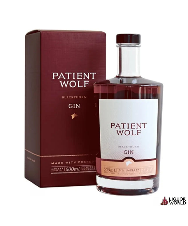 Patient Wolf Blackthorn Gin Gift Box 500ml - Liquorworld