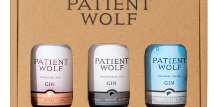Patient Wolf Gin Tri-Pack 3 x 200ml - Liquorworld