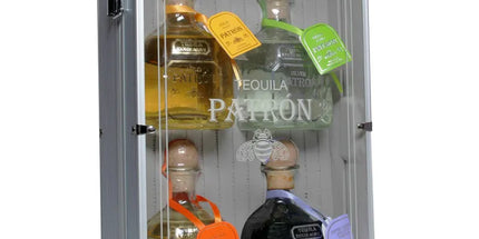 Patron Tequila Collection Aluminium Case Gift Set 4 x 375mL - Liquorworld