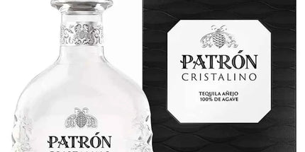 Patron Cristalino Clear Anejo Tequila 750mL