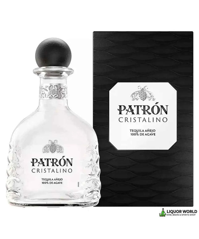 Patron Cristalino Clear Anejo Tequila 750mL