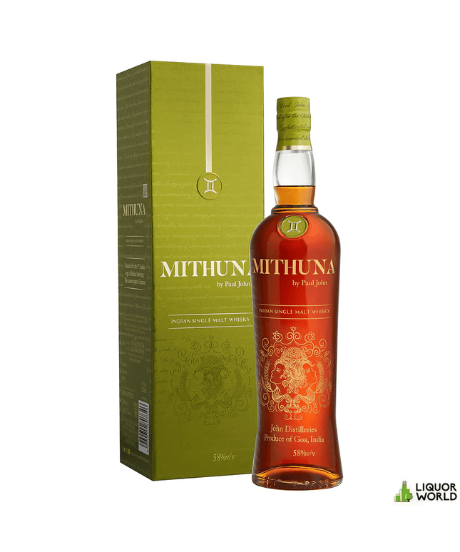 Paul John Mithuna Cask Strength Single Malt Indian Whisky 700mL - Liquorworld