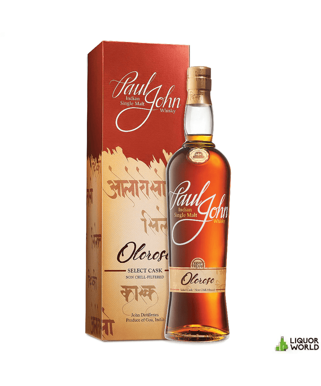 Paul John Select Cask Oloroso Single Malt Indian Whisky 700mL - Liquorworld