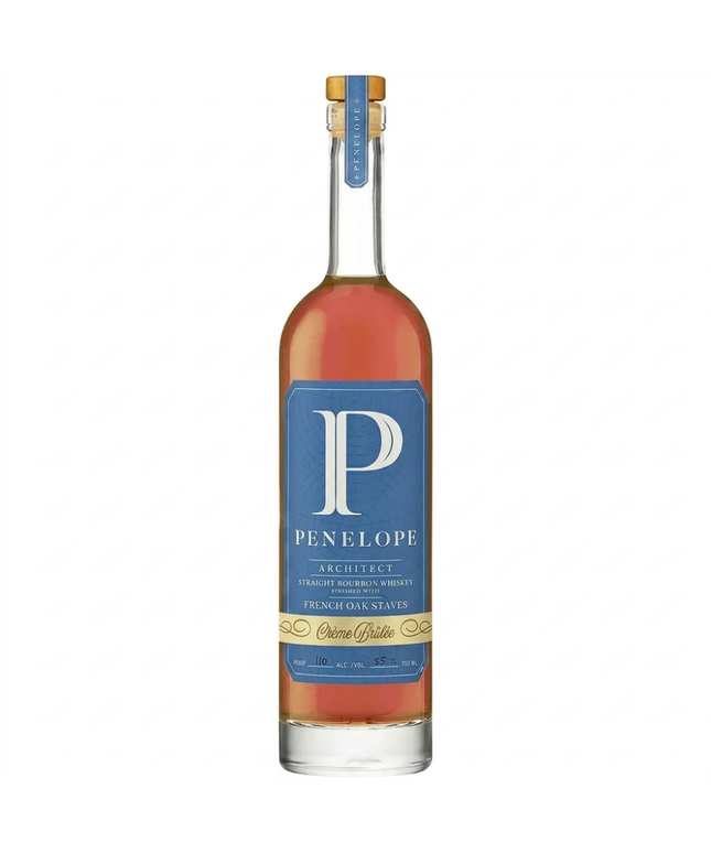 Penelope Architect "Creme Brulee" Limited Edition French Oak Staves Finish Straight Bourbon Whiskey 750mL