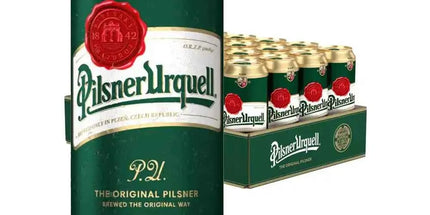 Pilsner Urquell Imported Beer Case 24 x 500mL Cans