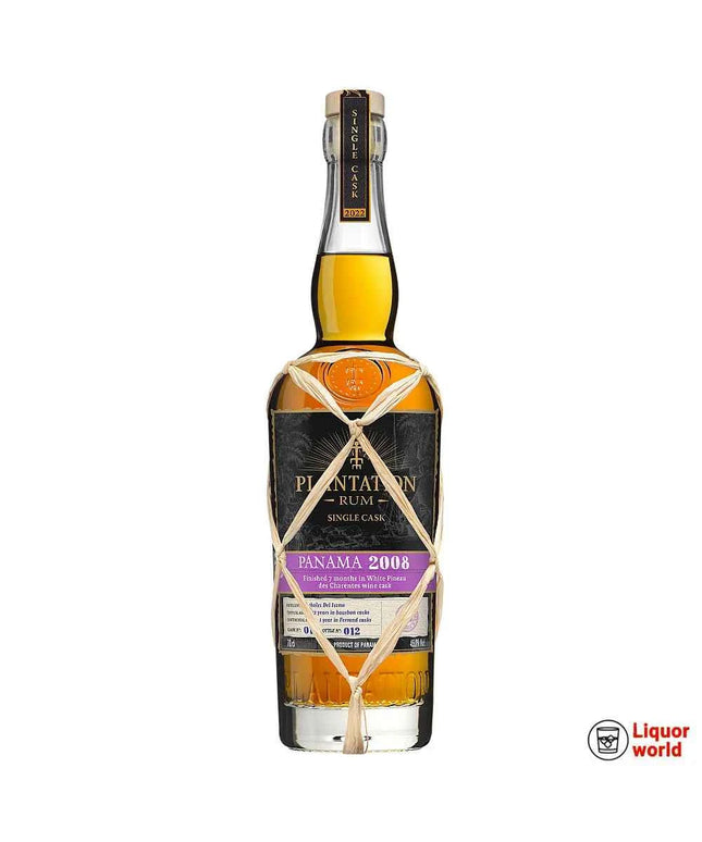 Plantation Panama 2008 White Pineau Des Charentes Dark Rum 700ml