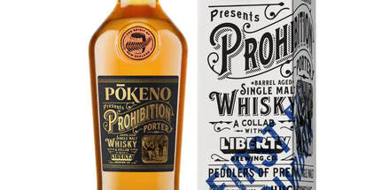 P?keno Distillery Prohibition Porter First Fill Bourbon Single Malt Whisky 700ml - Liquorworld