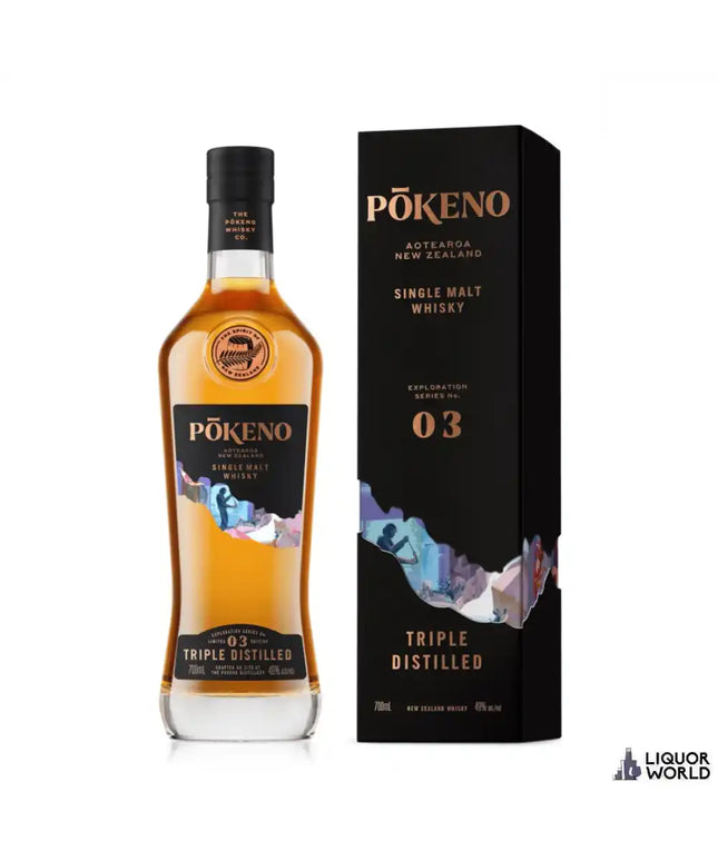 P?keno Distillery Triple Distilled New Zealand Single Malt Whisky 700ml - Liquorworld
