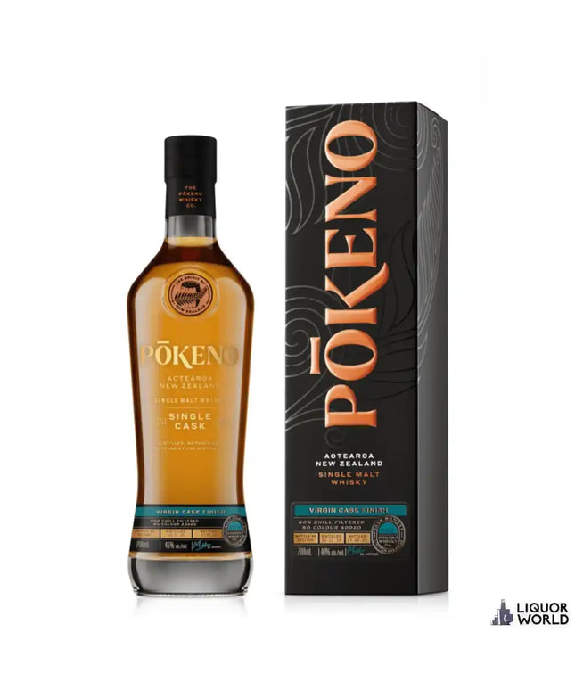 P?keno Distillery Virgin Oak Cask Finish New Zealand Single Malt Whisky 700ml - Liquorworld