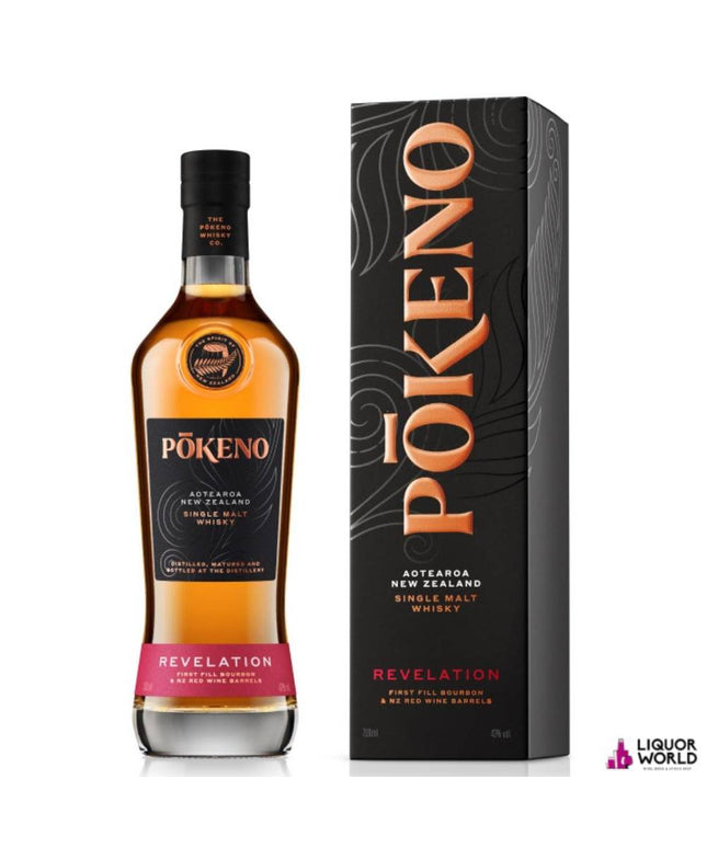 Pokeno Revelation Single Malt New Zealand Whisky 700ml - Liquorworld