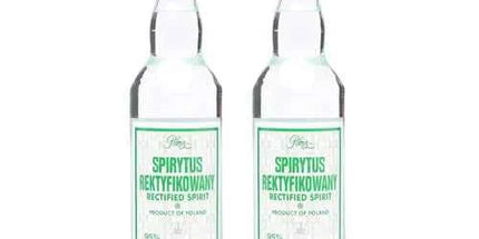 Polmos Spirytus Rektykiowany (Rectified Spirit) Polish Vodka (500ml) - 2 Bottles