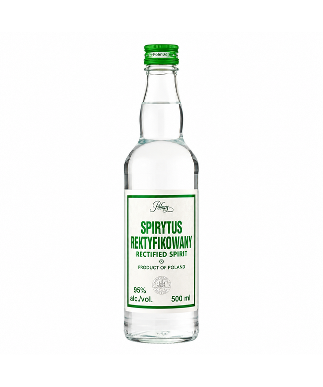 Polmos Spirytus Rektykiowany (Rectified Spirit) Polish Pure Spirit Vodka (500ml)
