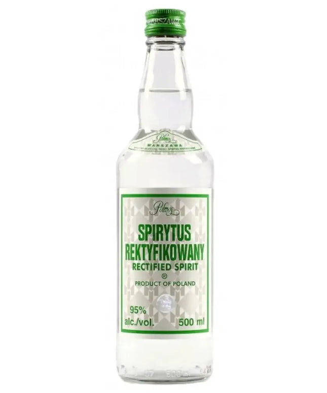 Polmos Spirytus Rektykiowany (Rectified Spirit) Polish Pure Spirit Vodka (500ml) - Liquorworld