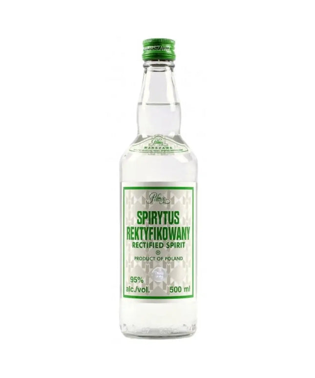 Polmos Spirytus Rektykiowany (Rectified Spirit) Polish Pure Spirit Vodka (500ml)