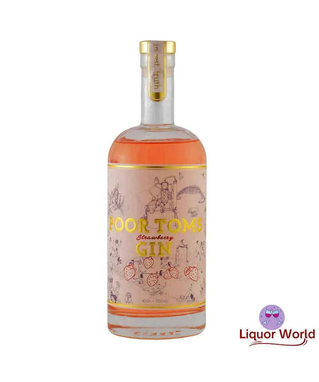 Poor Toms Strawberry Gin 700ml