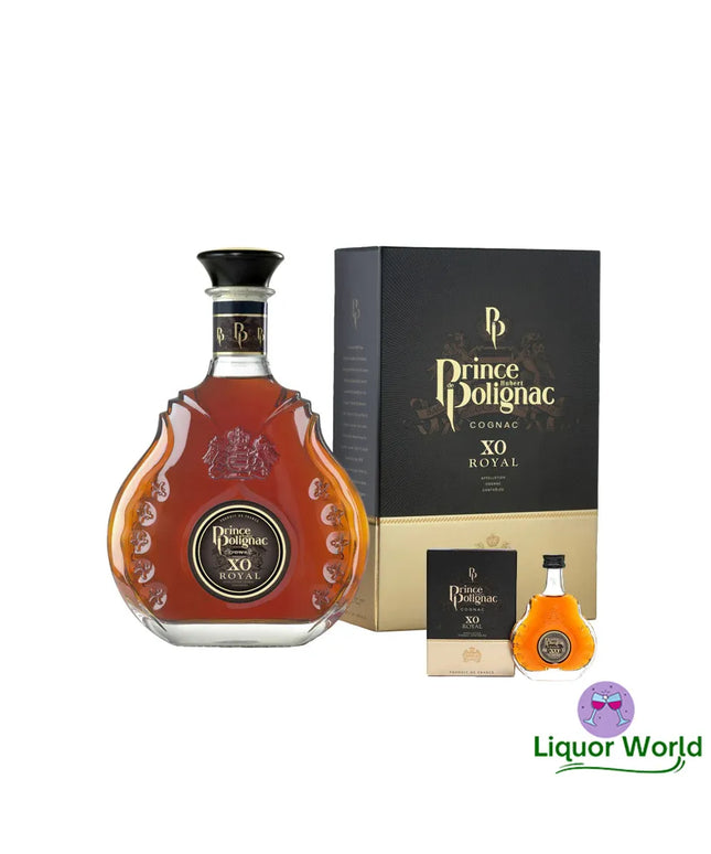 Prince Hubert de Polignac Royal XO Fine Cognac 1L + Bonus 50mL - Liquorworld