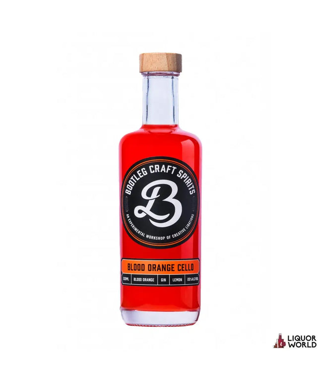 Prohibition Bootleg Cello Blood Orange Liquor 500ml - Liquorworld