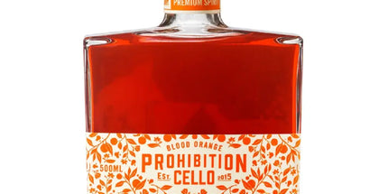 Prohibition Cello Blood Orange Liquor 500ml - Liquorworld