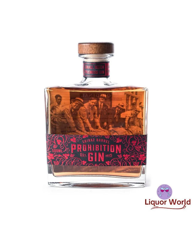 Prohibition Shiraz Barrel Aged Gin 500ml - Liquorworld