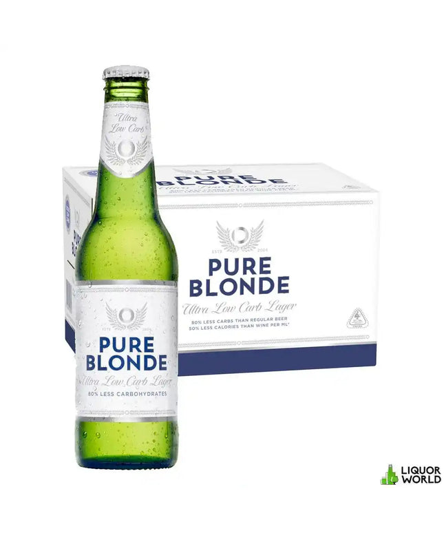 Pure Blonde Ultra Low Carb Lager Case 4 x 6 Pack 355mL Bottles - Liquorworld