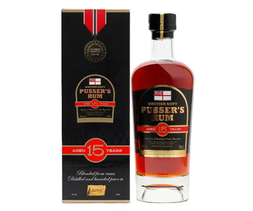Pusser's 15 Year Old British Royal Navy Rum 700mL - Liquorworld