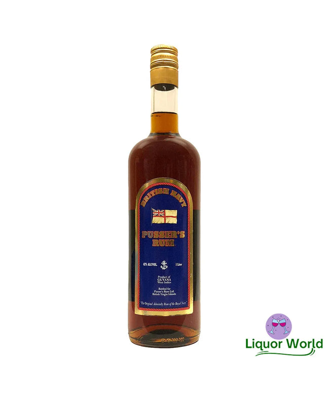 Pusser's British Royal Navy Blue Label 42% Rum 1L - Liquorworld