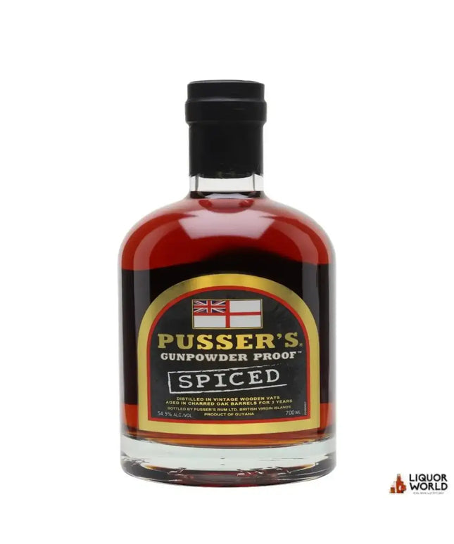 Pussers Spiced Rum Gunpowder 750ml - Liquorworld