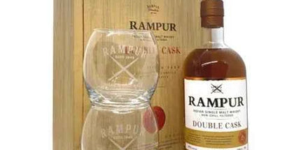 Rampur Double Cask Single Malt Whisky 700ml Gift Pack