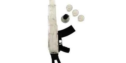 Red Army AK-47 Russian Vodka with Grenade & 3 Shot Glasses 700mL