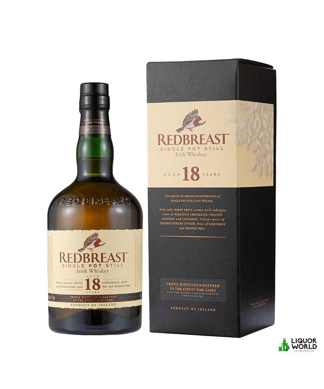 Redbreast 18 Year Old Single Pot Still Irish Whiskey 700mL