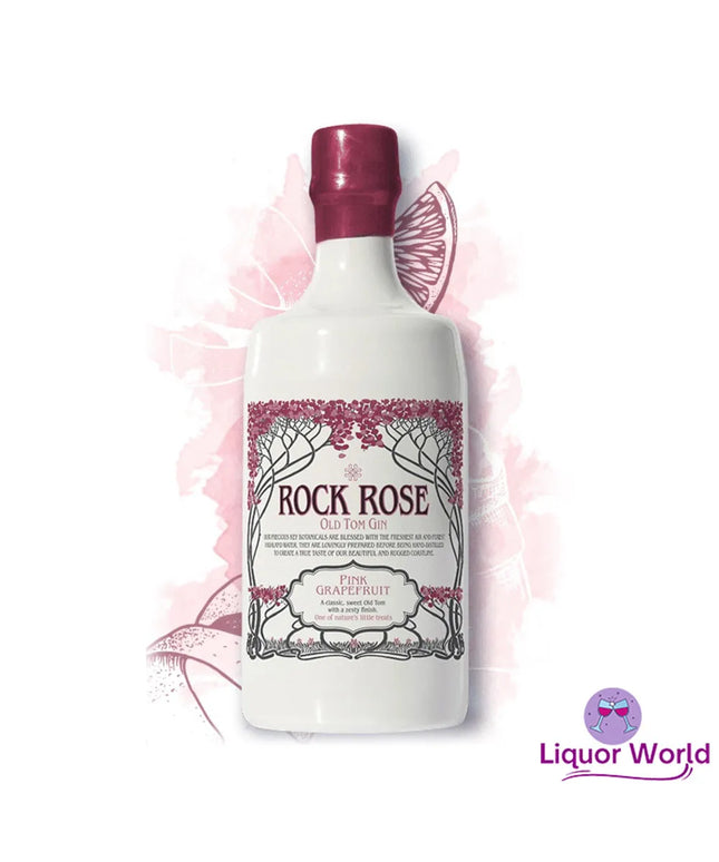Rock Rose, Old Tom Pink Grapefruit Gin 41.5% 700ml - Liquorworld