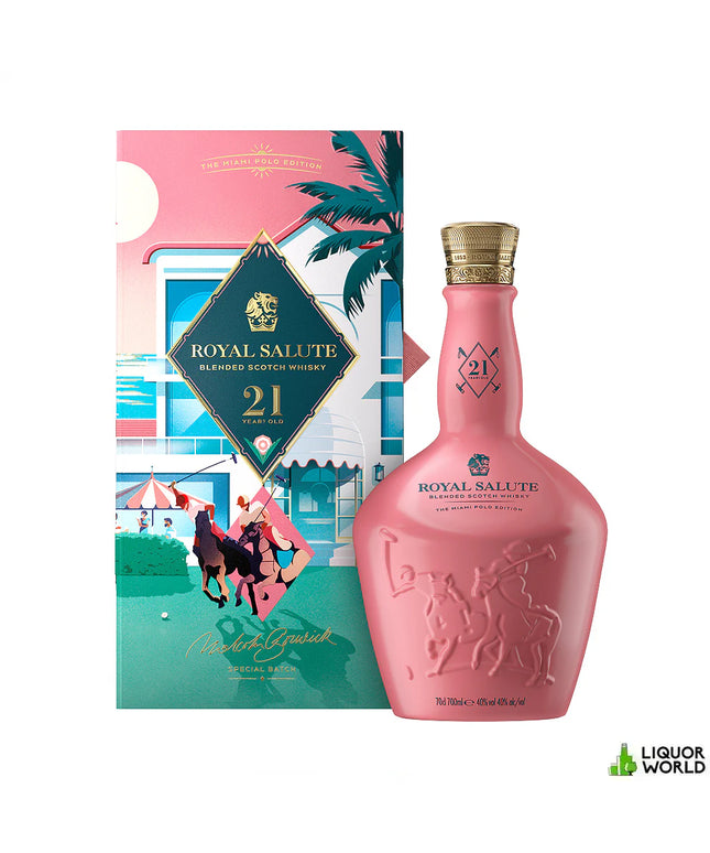 Royal Salute 21 Year Old Miami Polo Edition Blended Scotch Whisky 700mL