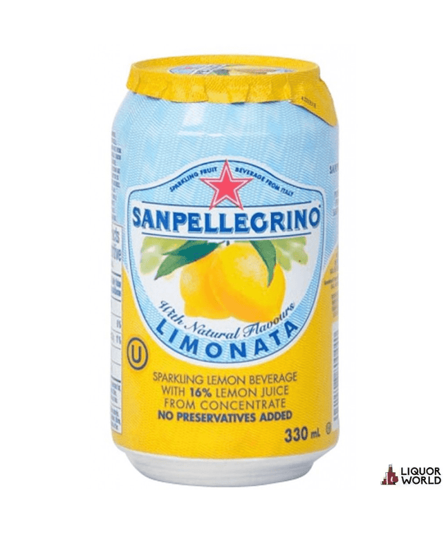 San Pellegrino Limonata Cans 330ml (24 Pack) - Liquorworld