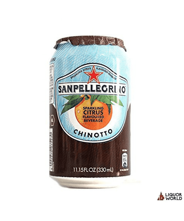 San Pellegrino Chinotto Cans 330ml (24 Pack) - Liquorworld